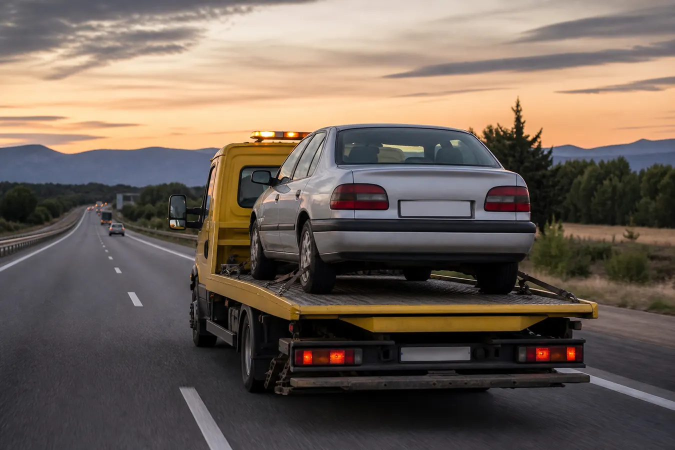 Transport longue distance d'un véhicule depuis la région PACA
